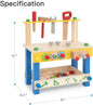 Toy Robotime Robud Solid Wood Tool Stand Workbench