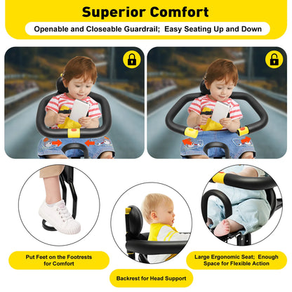 Front Mount Portable Baby Bike Safety Seat